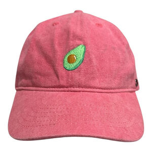 Ripzone Hat Cap Baseball Strap Back Pink Avocado Embroidered Twill Mens One Size